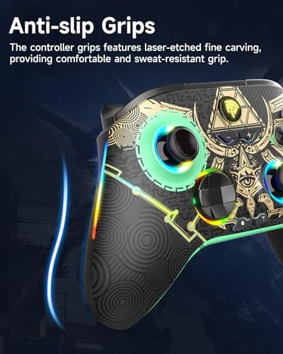 EasySMX X15 Wireless PC Controller with Hall Triggers, Hall Joysticks, Enhanced Bluetooth Game Controller,No Drift No Deadzone effect, Compatible with Windows PC, Android, Steam and Switch