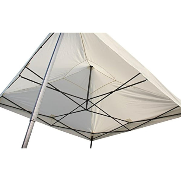 All Seasons Gazebos 2.5 x 2.5m Heavy Duty, Fully Waterproof Pop up Gazebo With 4 Side Walls (Cream)