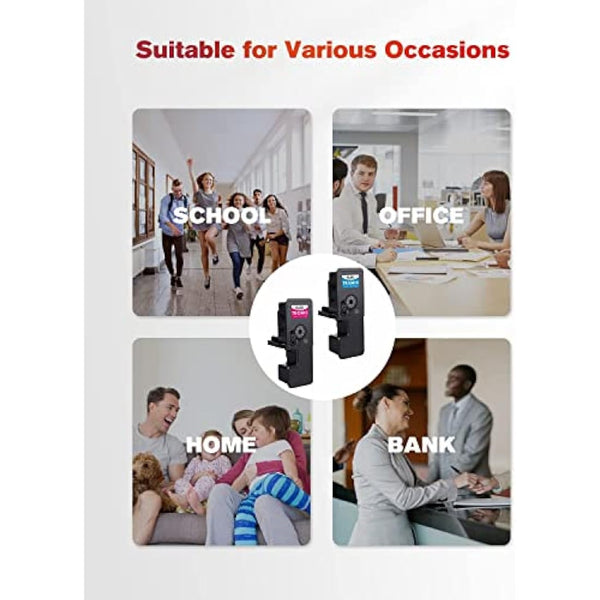 ejet TK-5240 Toner Compatible for Kyocera TK 5240 TK5240 for Ecosys M5526cdw M5526cdn P5026cdw P5026cdn (Black Cyan Magenta Yellow, 4-Pack)