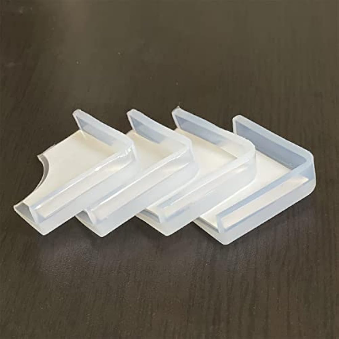 Food-Graded Silicone Corner Protector, Baby Proofing Corners Edge Guards, Pre-Tape Adhesive Soft for Kids Safety, Child Table Cabinets Furniture Bumper (Clear, 4 Count (Pack of 1))