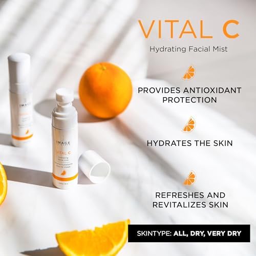 IMAGE Skincare, Vital C Hydrating Facial Mist, Vitamin C Face Mist to Revive Skin Radiance, 68 ml