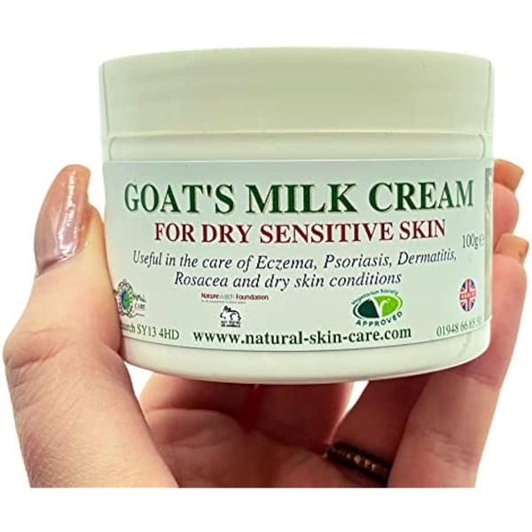 Goat's Milk Moisturising Cream 100g Psoriasis Eczema Dry Skin Dermatitis