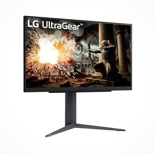 LG UltraGear G8 Gaming Monitor 27G850A – 4K UHD Nano IPS 27 inch, Dual-Mode 240Hz / 480Hz, 1ms (GtG), AMD FreeSync Premium Pro, DisplayHDR 600, DP 2.1, HDMI 2.1, Black