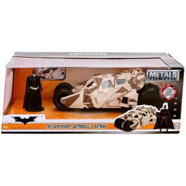 Jada Toys Tumbler Camo Batmobile Highly Detailed 1:24 Model Car with Batman Figure, Cockpit and Doors Can Be Opened with Wheel