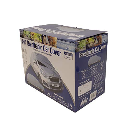 Maypole Breathable Full Cover for Large Cars Water Resistant, Grey