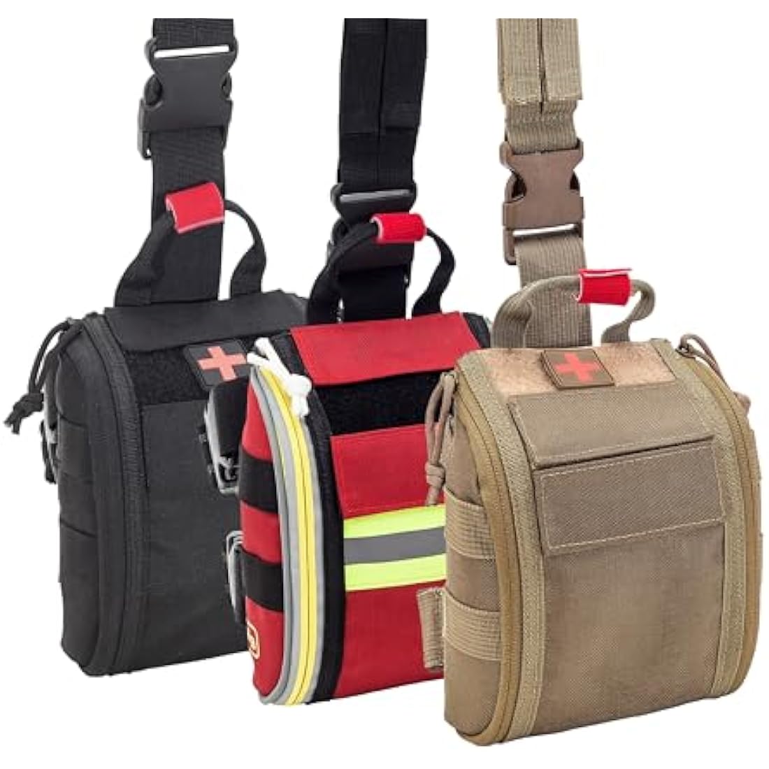 Elite Bags QVD-00127/09-NG - Fast'S Single Leg Molle Medicine Cabinet, Polyamide Black