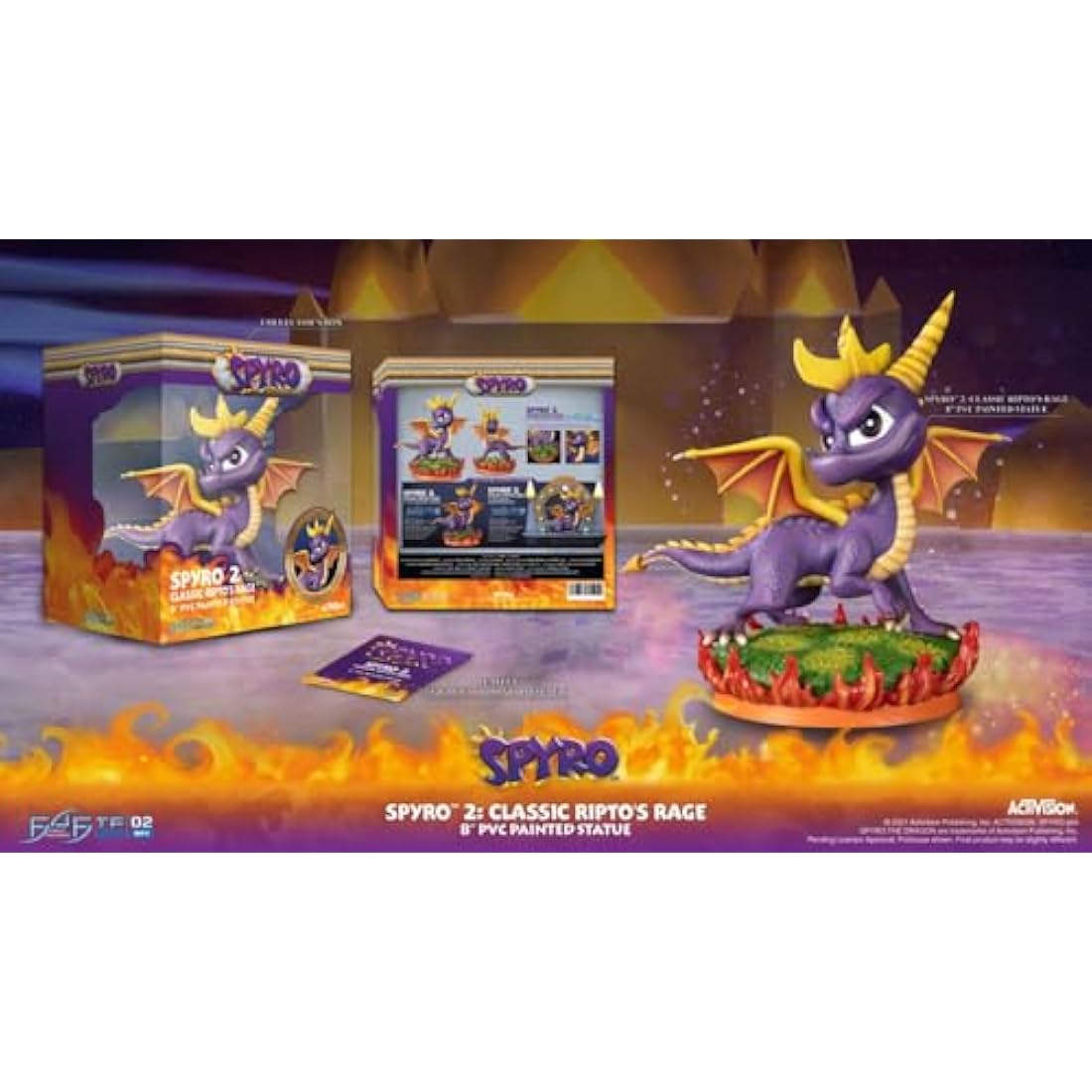 First4Figures - Spyro The Dragon (Spyro 2: Classic Ripto's Rage) PVC Figurine