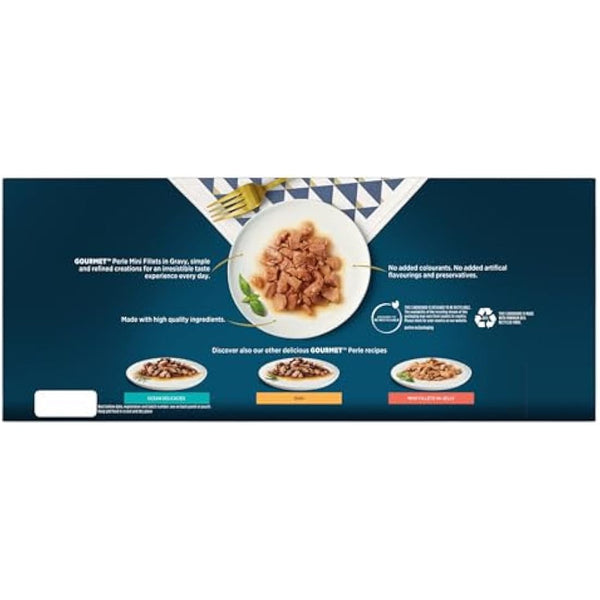 GOURMET Perle Chef's Collection in Gravy Wet Adult Cat Food 40x85g