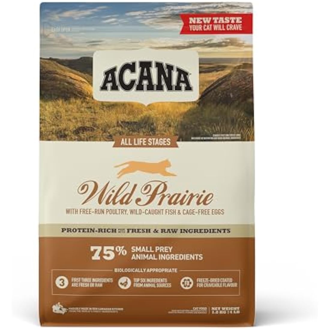 Acana Wild Prairie Cat Food, 1.8 kg