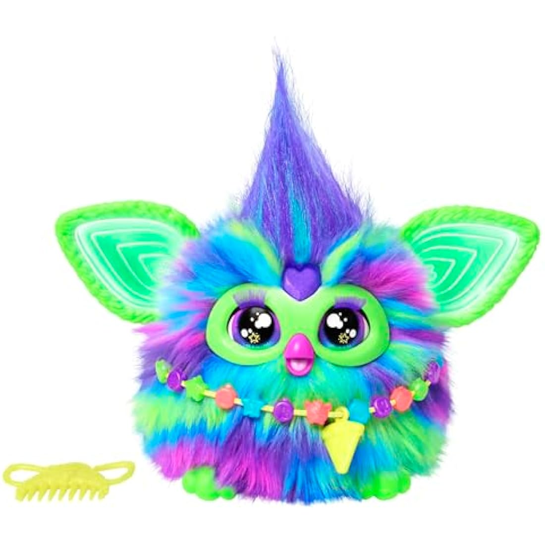Hasbro Furby Galaxy Glow in the Dark Interactive Plush Toy Spanish Version