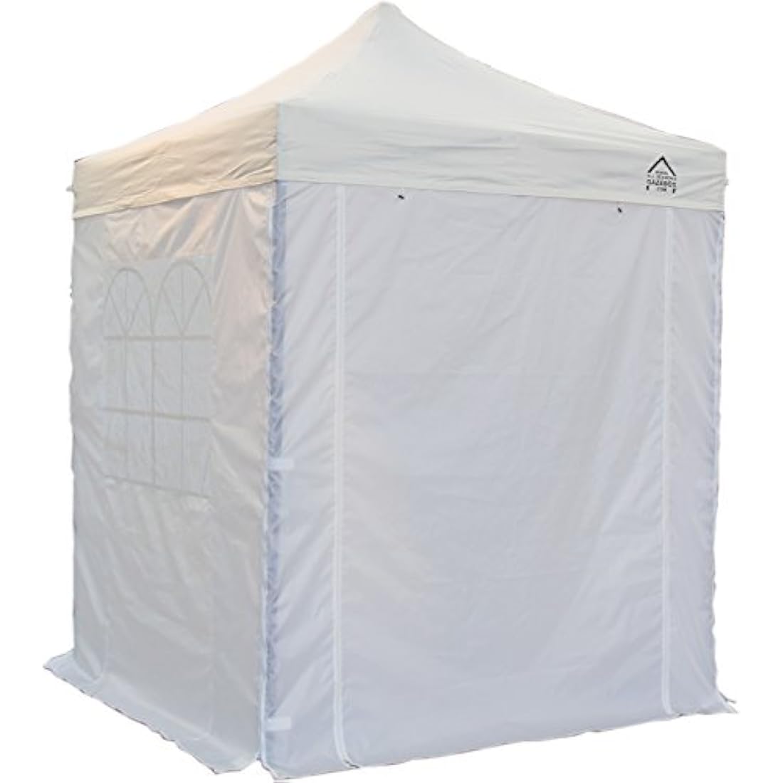 All Seasons Gazebos 2x2 Fully Waterproof Pop up Gazebo With 4 Zip up Sides and Accessories - White