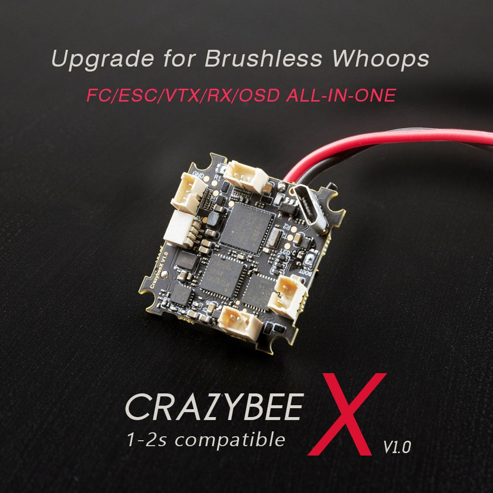 Crazybee X F4 Pro V2.2 Flight Controller for 1-2S Brushless Whoop (Mobula6 HD)