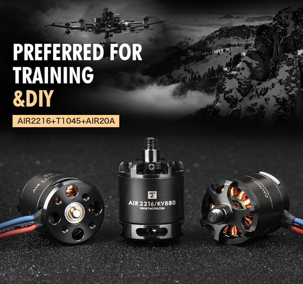 T-Motor Air Gear 450 ESC Combo Pack (matched Motors + Props + ESC)