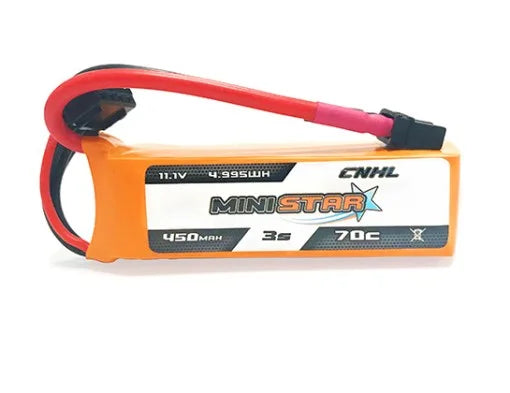 CNHL MiniStar 450mAh 11.1V 3S 70C Lipo Battery (XT30)