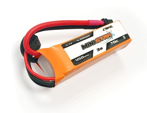 CNHL MiniStar 450mAh 11.1V 3S 70C Lipo Battery (XT30)