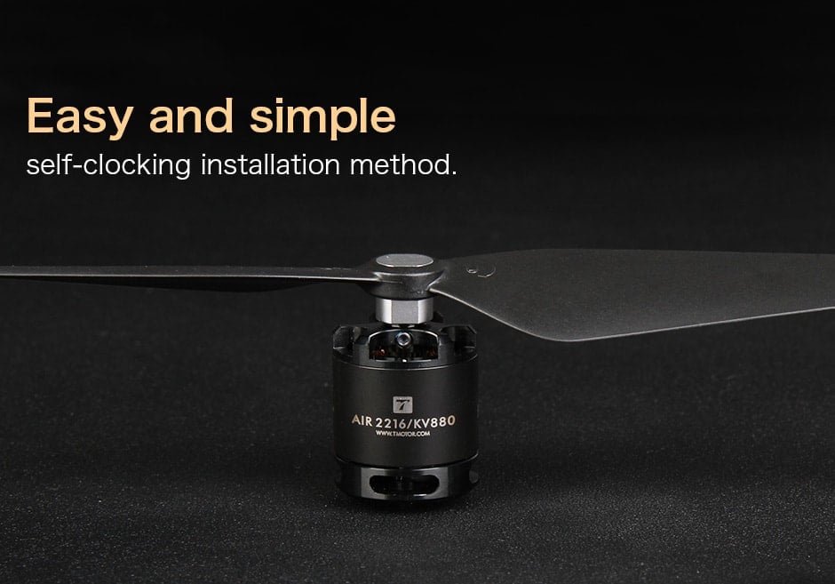 T-Motor Air Gear 450 ESC Combo Pack (matched Motors + Props + ESC)