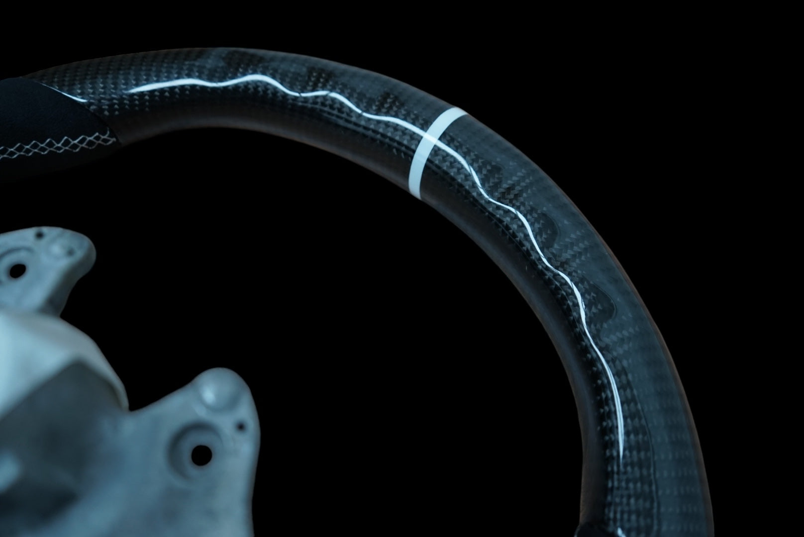 BMW 1, 2, 3, 4, 5 Series LED Carbon Fibre Steering Wheel (IN STOCK - SWBMWF4)