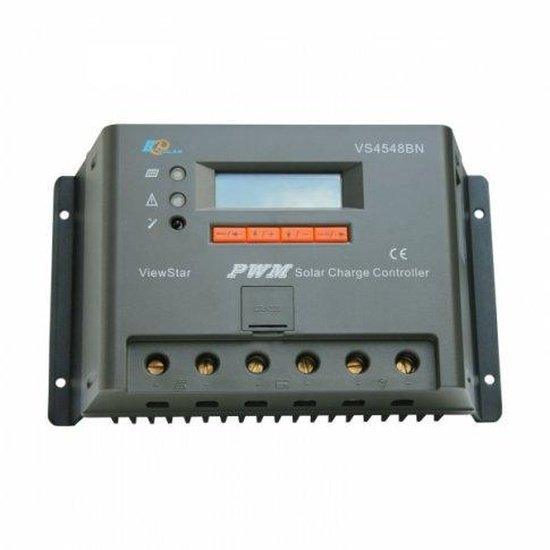 45A PWM Solar Charge Controller with LCD — 12–48V | 4Boats