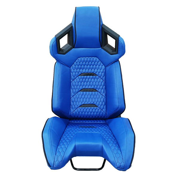 JIABEIR 1085 Blue Yellow Interior Accessories Luxury Leather Bucket Adjustable Sport Vehicle Racing Car Seats