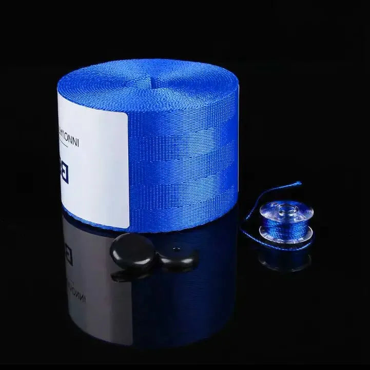 3.6M*4.8CM Car High-Strength Auto Seat Belt Webbing Fabric Racing Car Modified Seat Safety Belts Harness Strap