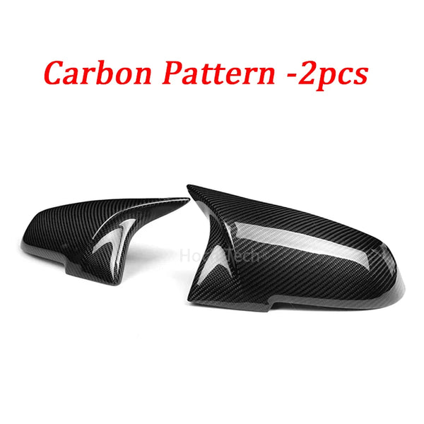 For BMW 1 2 3 4 X Series Rear View Side Mirror Cover F20 F21 F22 F23 F30 F32 F36 X1 E84 F87 M2 Carbon fiber pattern Accessories