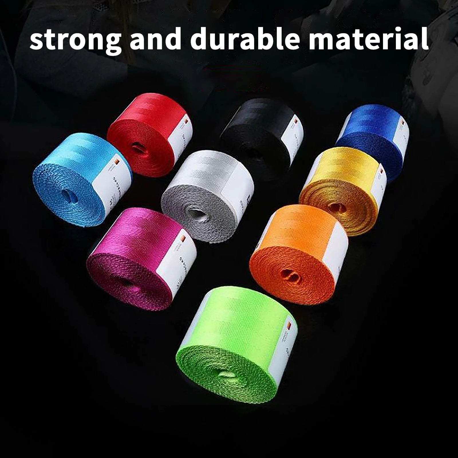 3.6M*4.8CM Car High-Strength Auto Seat Belt Webbing Fabric Racing Car Modified Seat Safety Belts Harness Strap