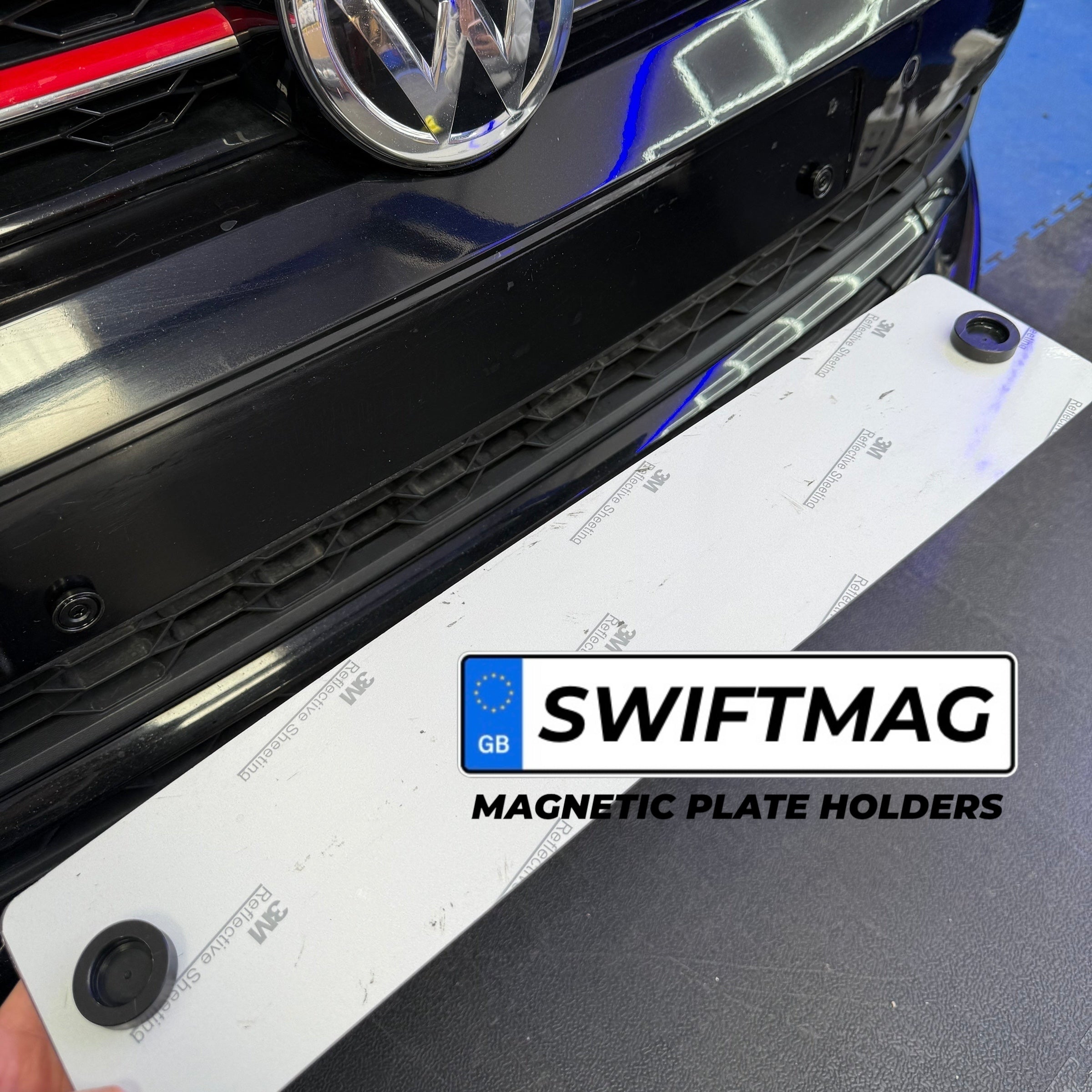 SWIFTMAG Magnetic Removable Numberplate Kit