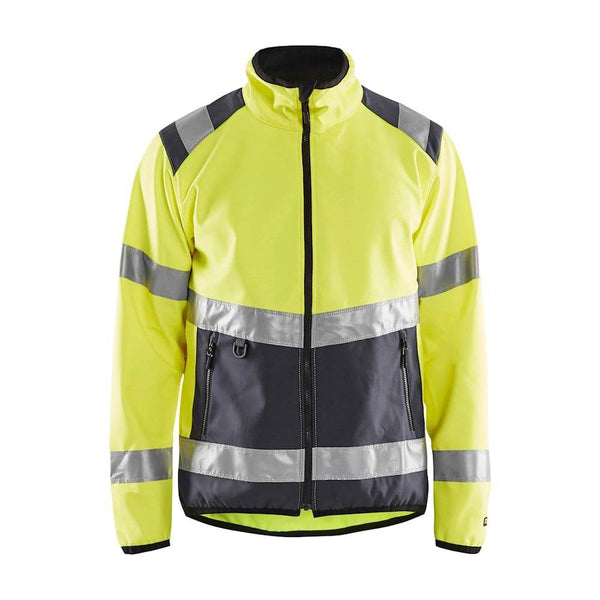 Blaklader 4877 Hi-Vis Water Repellent Softshell Jacket
