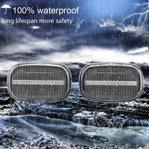 2PCS Car Dynamic Side Marker Blinker Light For Toyota Celica T20 23 Corolla Caldina Avensis Starlet Prius Fielder Verso Runx MR2