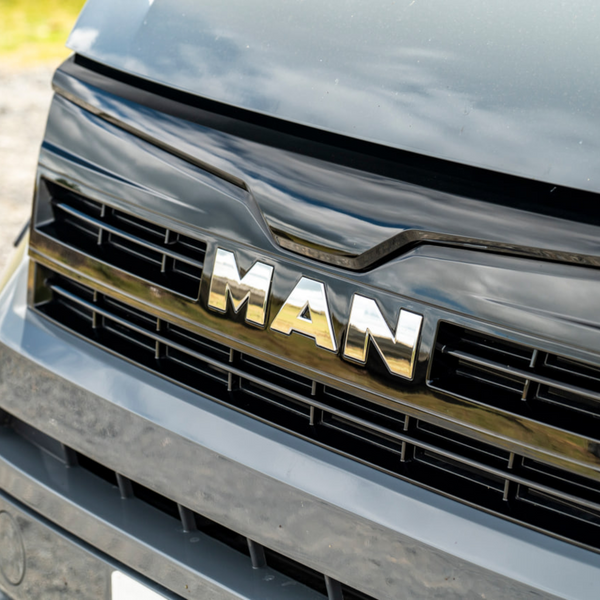 For Man TGE Badgeless Grille Trim – Gloss Black | Premium Front Grille Upgrade for TGE Van