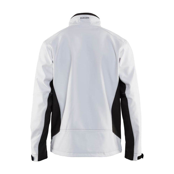 Blaklader 4950 Softshell Jacket White/Dark Grey / Small