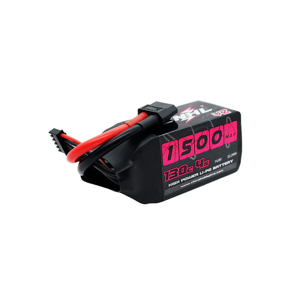 CNHL Black Series V2.0 1500mAh 14.8V 4S 130C Lipo Battery with XT60 Plug