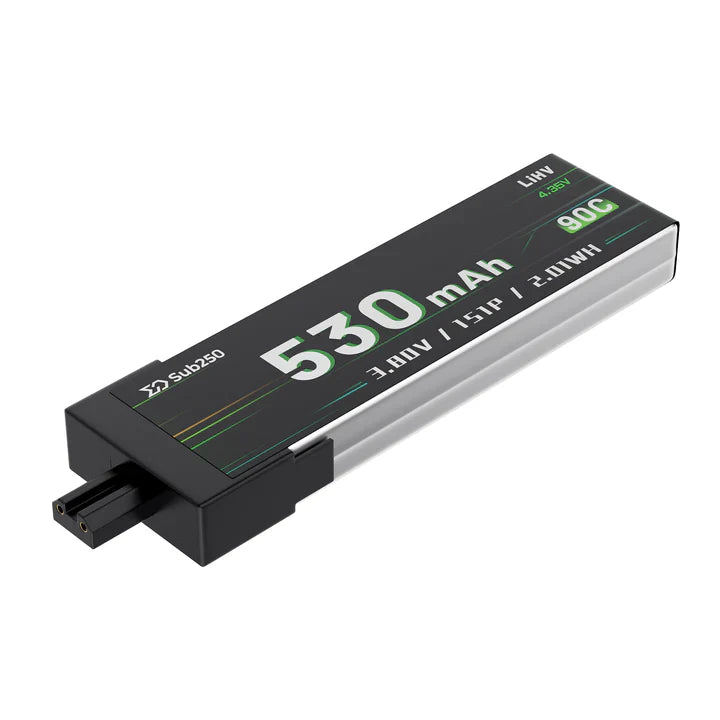 Sub250 GNB 1S 530mAh 90C Battery