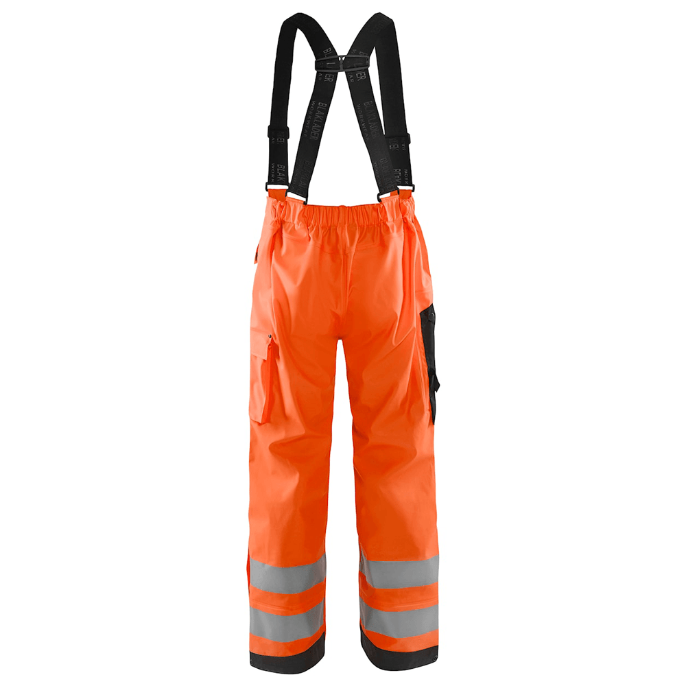 Blaklader 1306 Hi-Vis Waterproof Rain Trousers Level 3