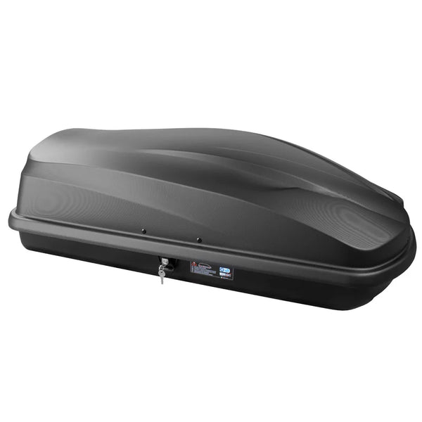 Twinny Load Roof box TBX 370 Litre Matt Black with Carbon Look Texture 138x78x36cm