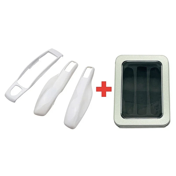 3Pcs Car Smart Remote Key Case Fob Cover Shell for Porsche Panamera Spyder Carrera Macan Boxster Cayman Cayenne 911 970 981 991