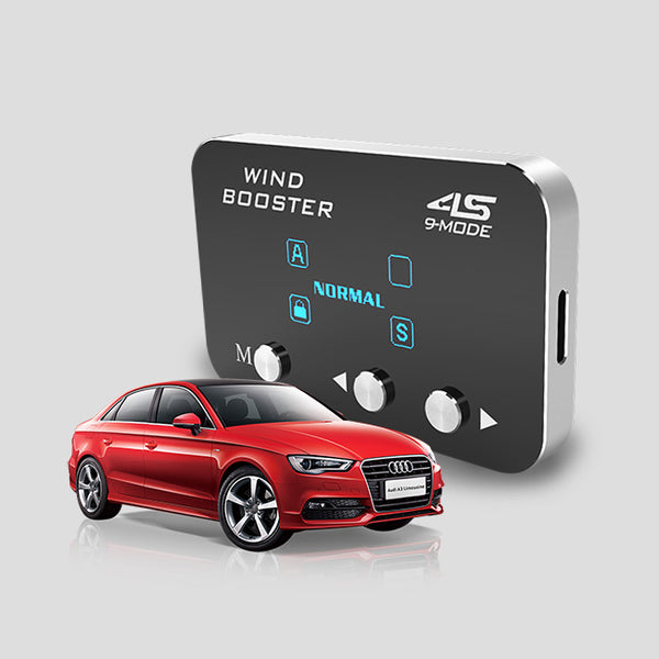 WINDBOOSTER 4S OBD Acceleration Performance Throttle Controller & Pedal Remap - Utilising Chip Tuning / Electronic Engine Tuning - Econ / Sport / Sport+ / Race Modes - OLED Display