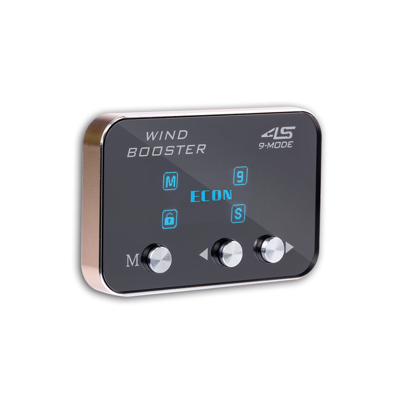 WINDBOOSTER 4S OBD Acceleration Performance Throttle Controller & Pedal Remap - Utilising Chip Tuning / Electronic Engine Tuning - Econ / Sport / Sport+ / Race Modes - OLED Display