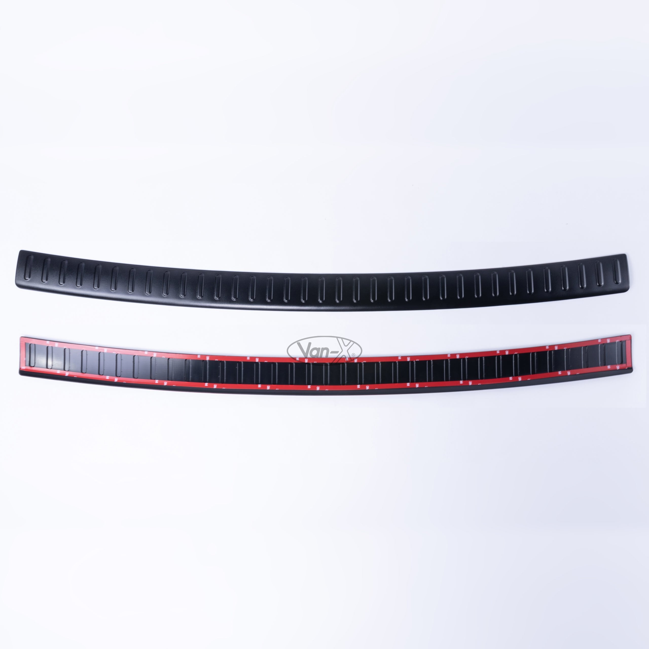 For VW T6 Transporter Multivan Barndoor Plastic Rear Bumper Protector in Black