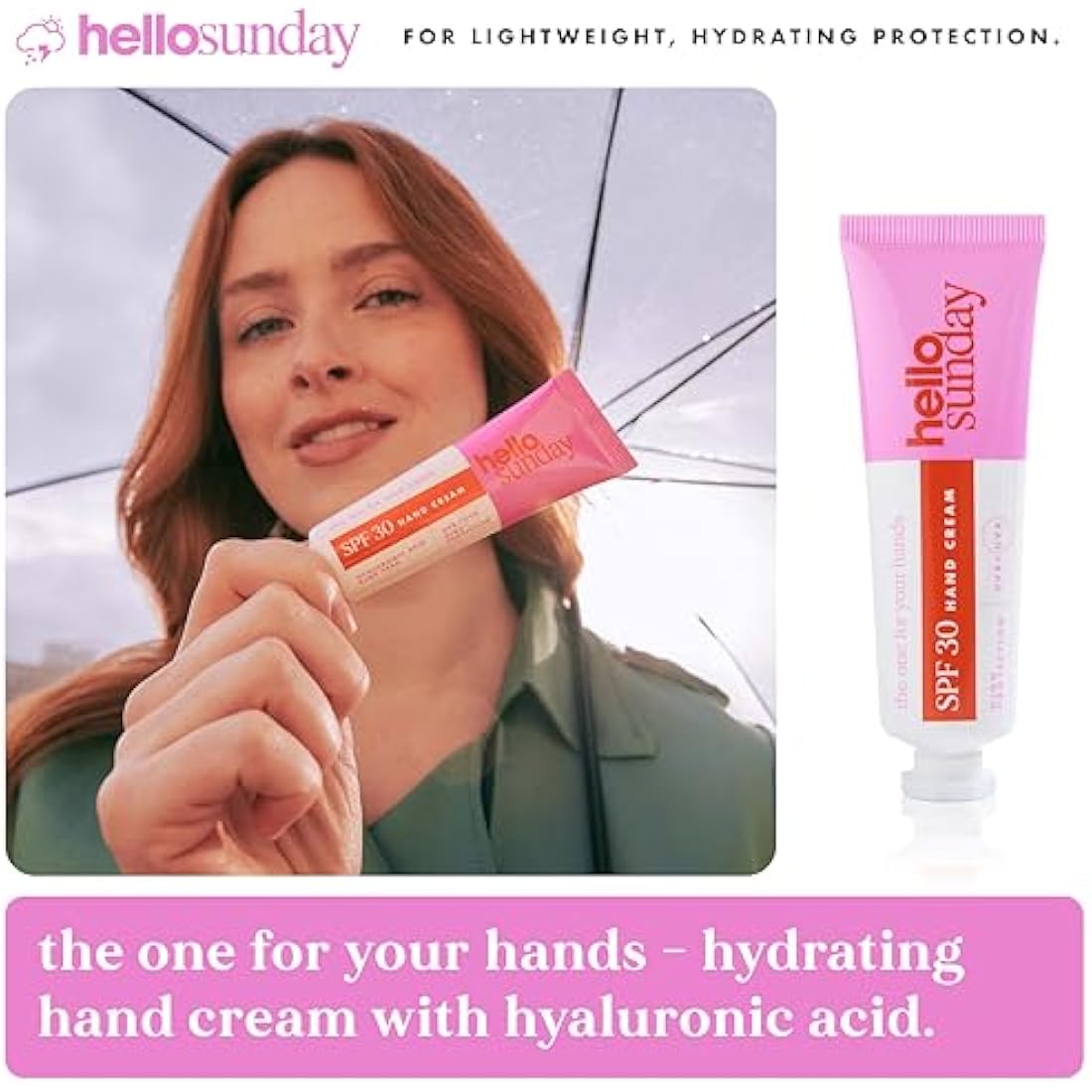 Hello Sunday The Everyday Essentials Bestsellers Kit | SPF Protection for Face, Lips & Hands with Hyaluronic Acid & Vitamin C