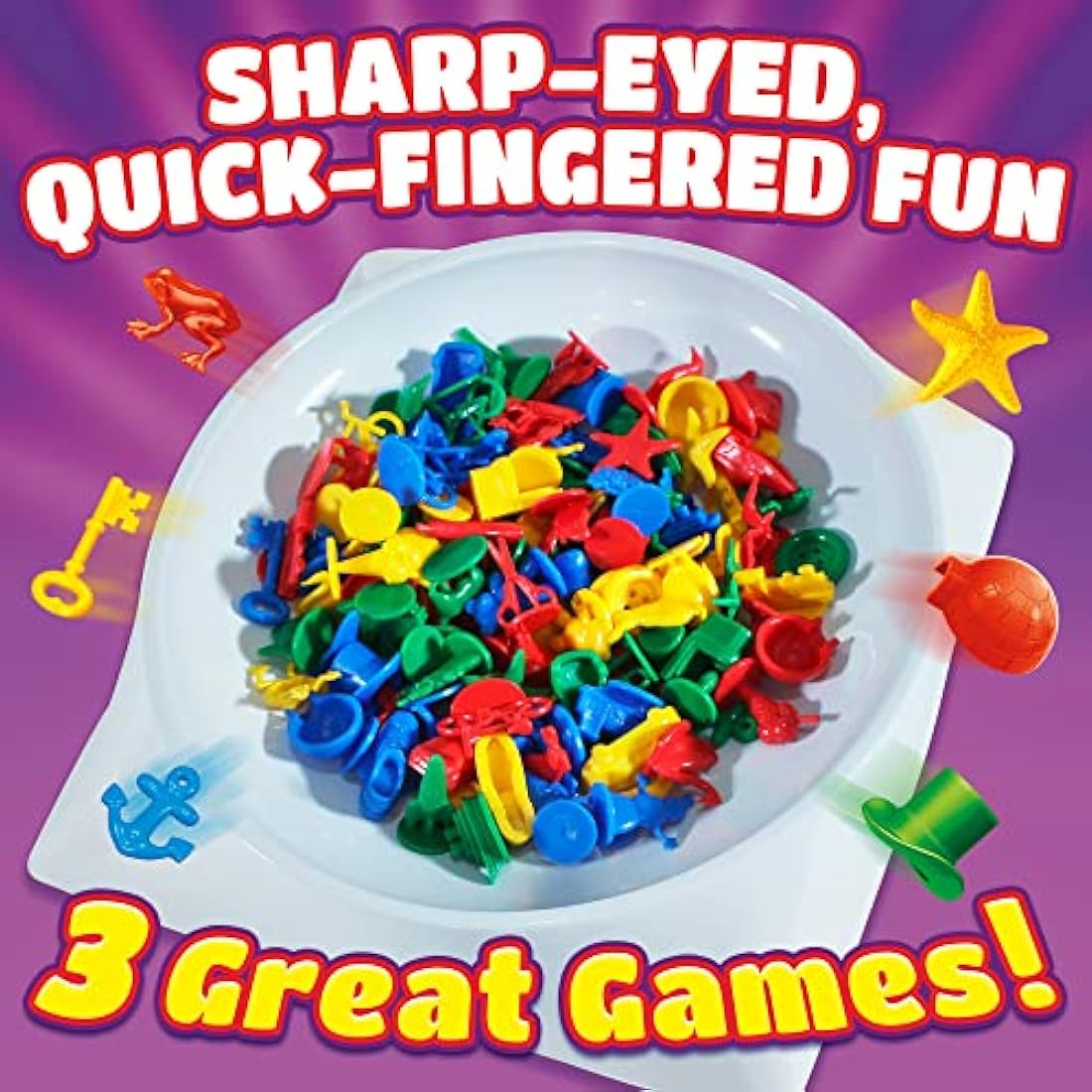 Drumond Park T73478 Dig In , Family Board Games for 2-4 Players, 3 in 1 Tabletop Games For Adults And Kids Suitable From 5+ Years