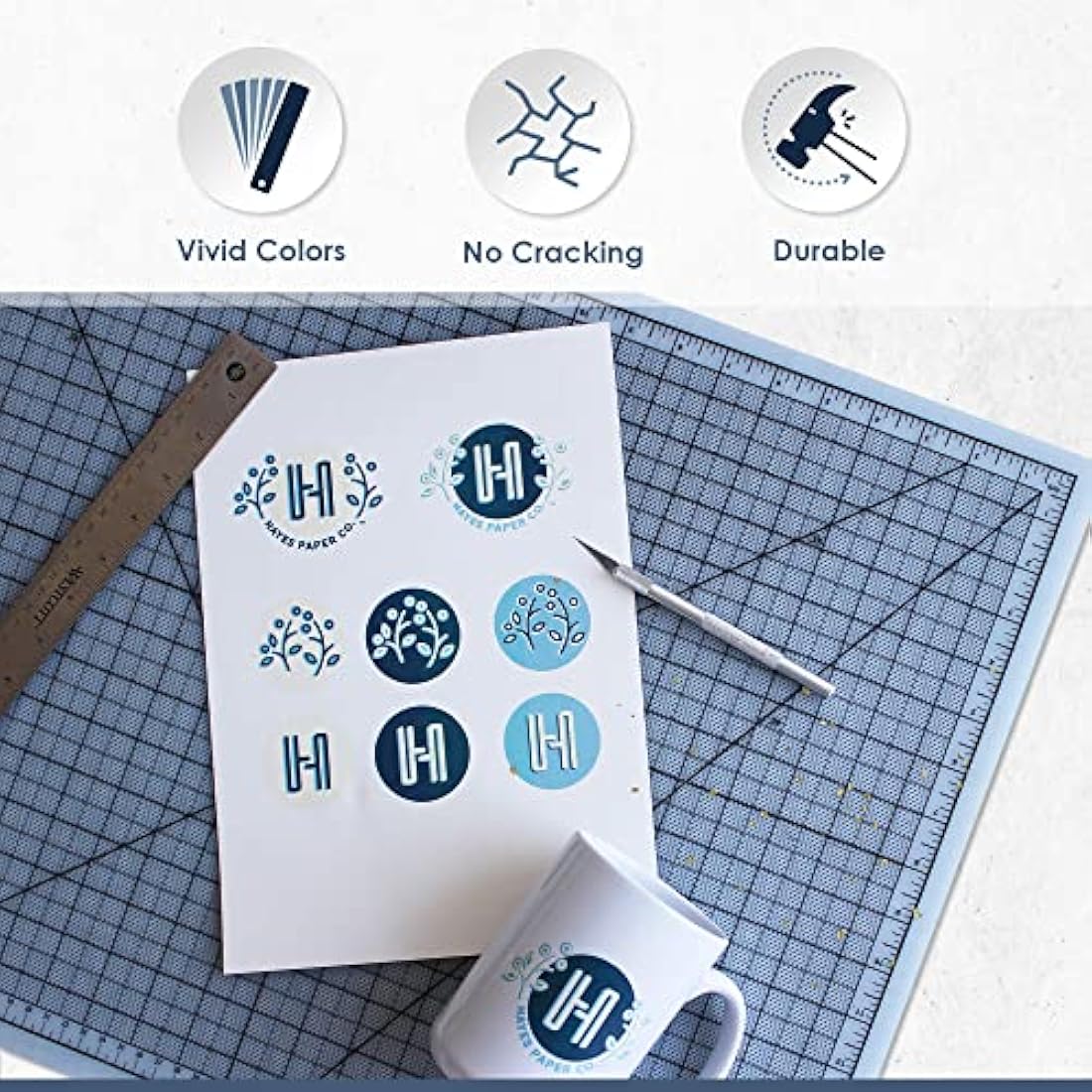 Hayes Paper Co, Waterslide Decal Clear Inkjet (A4, 100 Sheets)