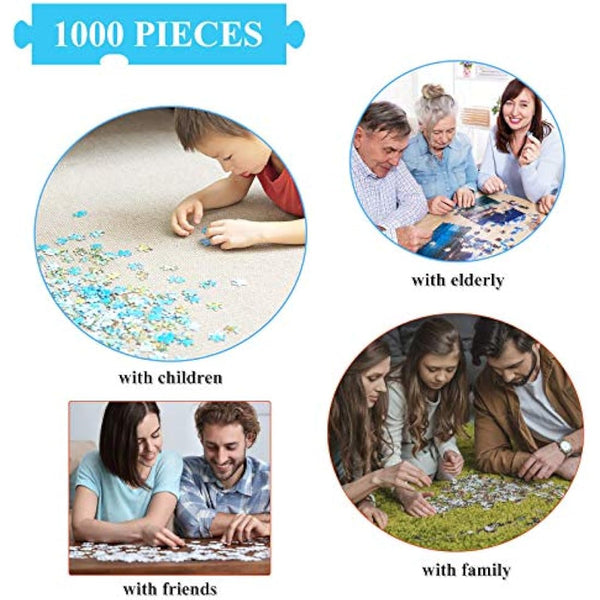 1000 Pieces Jigsaw Puzzles for Adults Ocean World Sea Coral Dolphins Fun Jigsaw Puzzles for Adults 1000 Piece