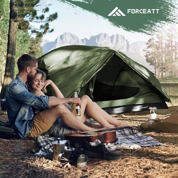 Forceatt Camping Tent,2-3 Man Tent for Outdoor PU3000mm Waterproof Tent Lightweight & Portable easy set up for Hiking Backping Eurohike