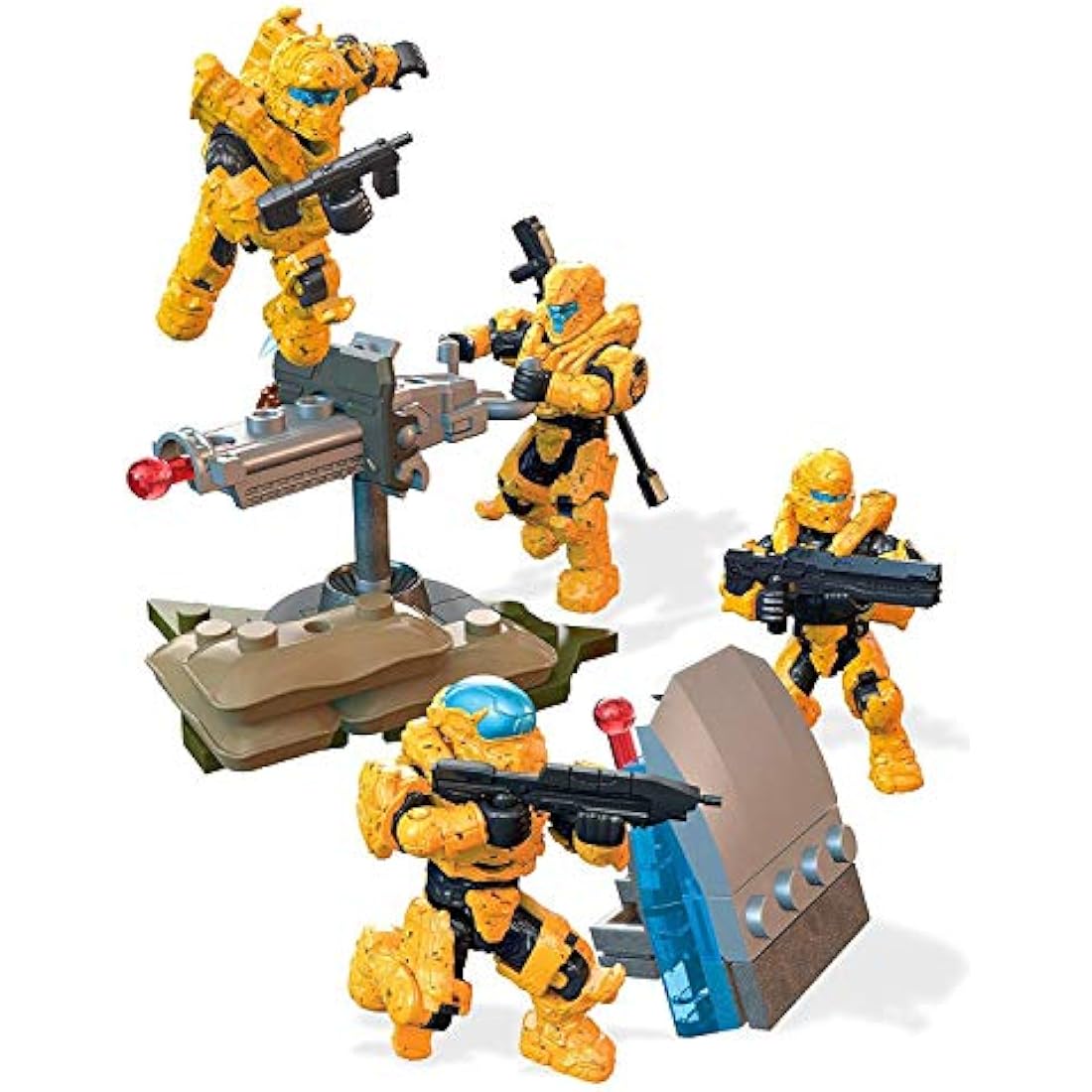 Halo Mega Construx Fireteam Caslte Action Figure 125pc Play Set Toy