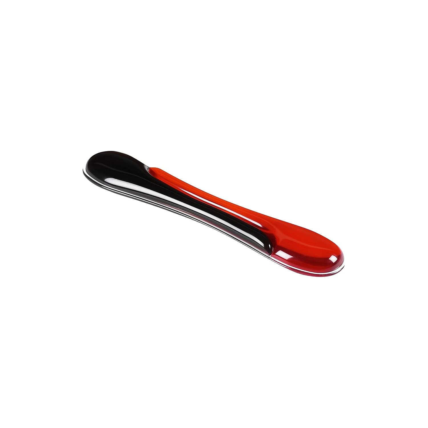 Kensington Keyboard Wrist Rest - Ergonomic duo gel wrist rest, compatible with full length / gaming keyboards for comfort when at computer, laptop, office, PC, home - Red/Black (62398 )