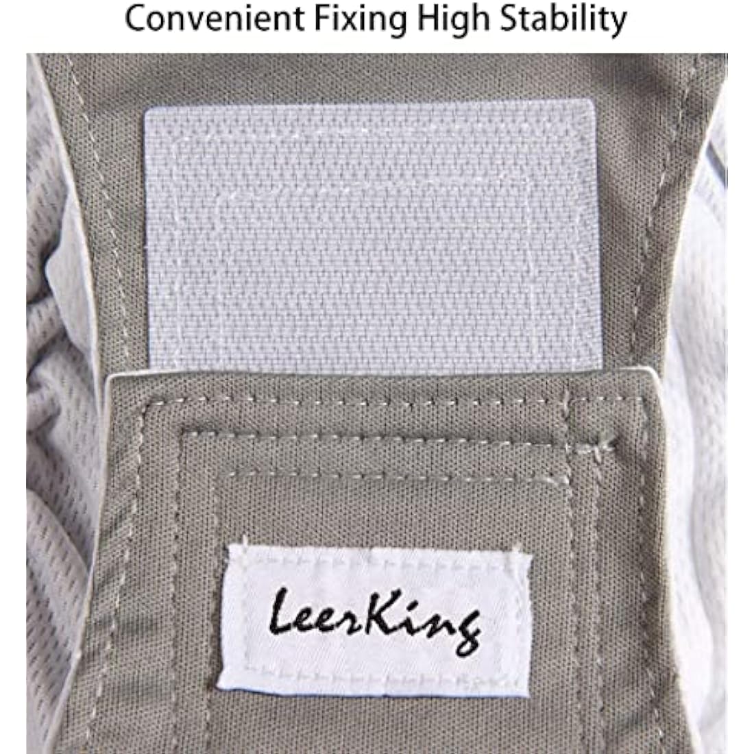 LeerKing Leakproof Dog Diapers 3 Pack Reusable Male Dog Belly Bands Nappies for Incontinence, XXXL