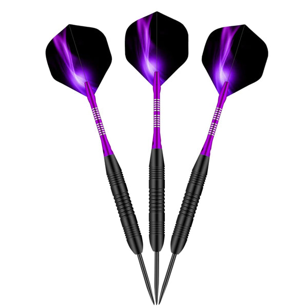 Steel Tip Darts Set,3 Pack Professional Dart with Aluminum Shafts and Darts Case