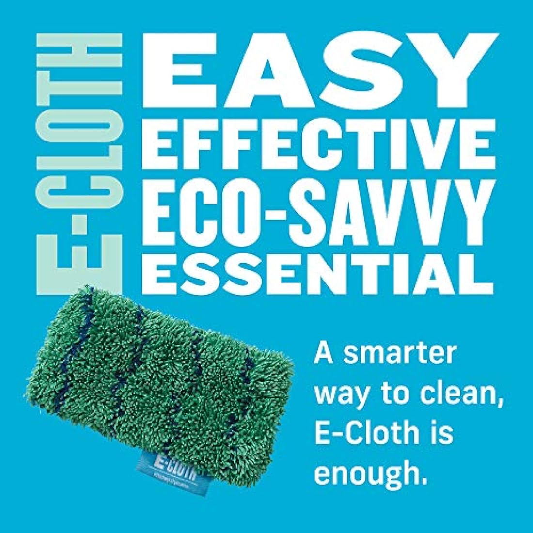 E-Cloth Kitchen Whizz, Non-scratch Kitchen Scrub Sponge, 300 Wash Promise, Green, 10 Pack