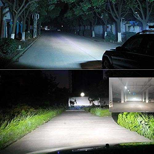 RIGIDON 8D Led Work Light Bar, 12 inch 240W 12V 24V 7D Tri Row Fog Light for Car Off road Truck SUV ATV 4x4 Boat, Flood Spot Combo Beam, Waterproof Outdoor Driving Lighting, 6000K White